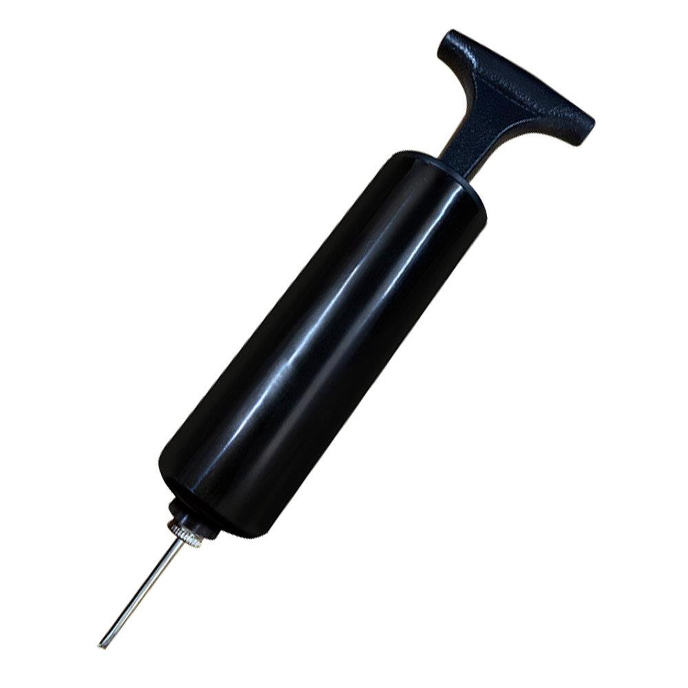 Hand pump for balance disc needle valve