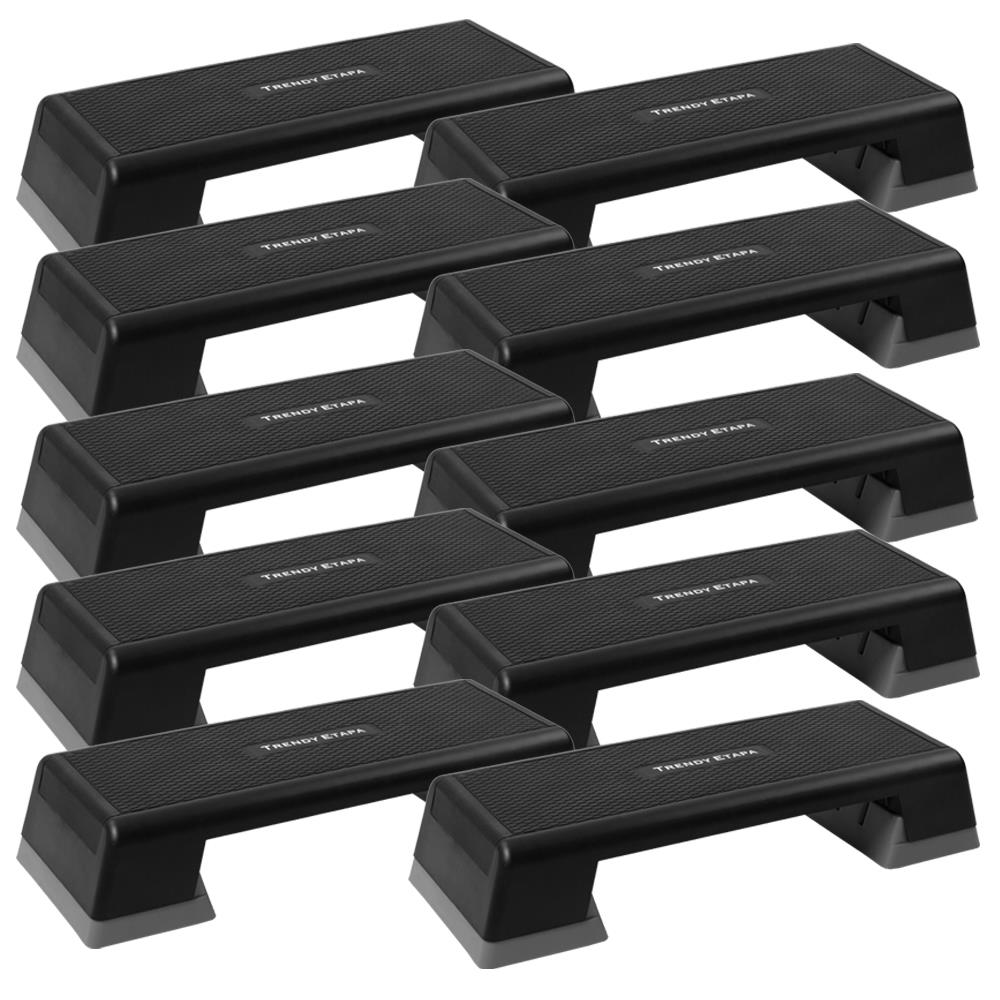 Stepper Trendy Etapa Professional 10er Set Schwarz-Grau