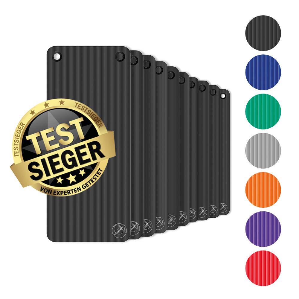 Gym mat ProfiGymMat Professional 140x60x1cm 10er Set Anthracite