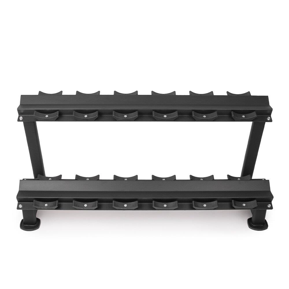 Dumbbell rack front view
