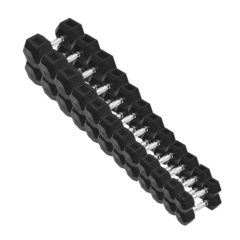 Kurzhantel Set Hex 2,5kg bis 30kg paare