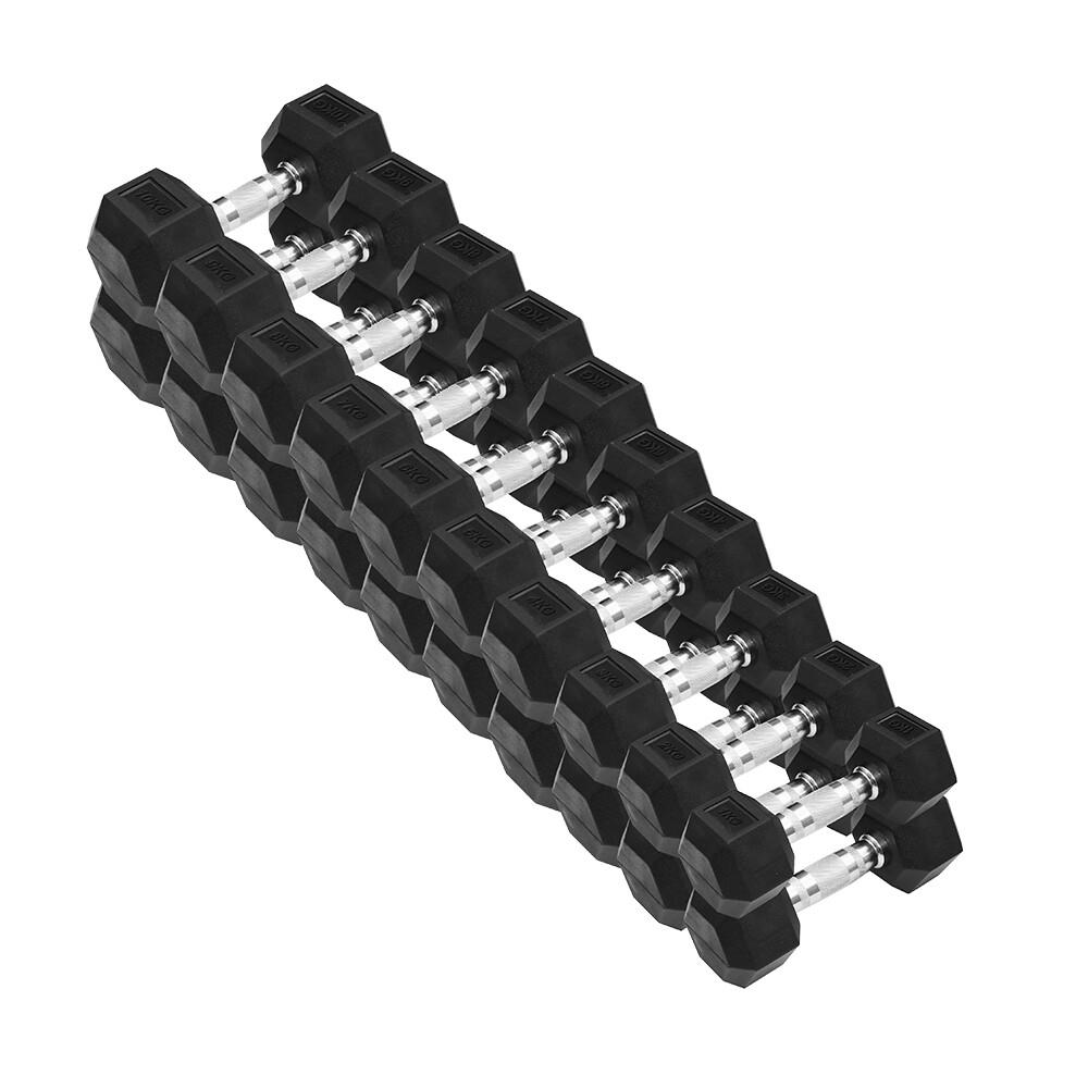 Kurzhantel Set Hex 1kg bis 10kg paare