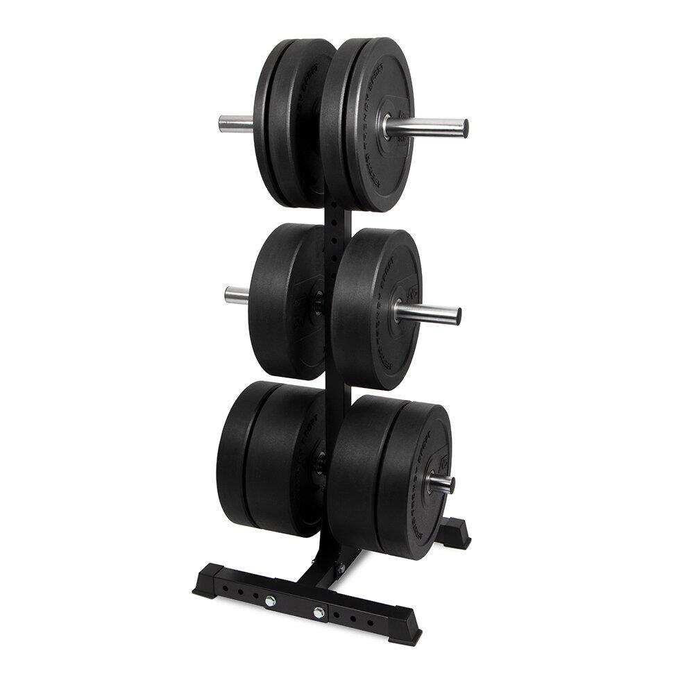 ATS Weight Plate Rack with ATS Bumper Plates