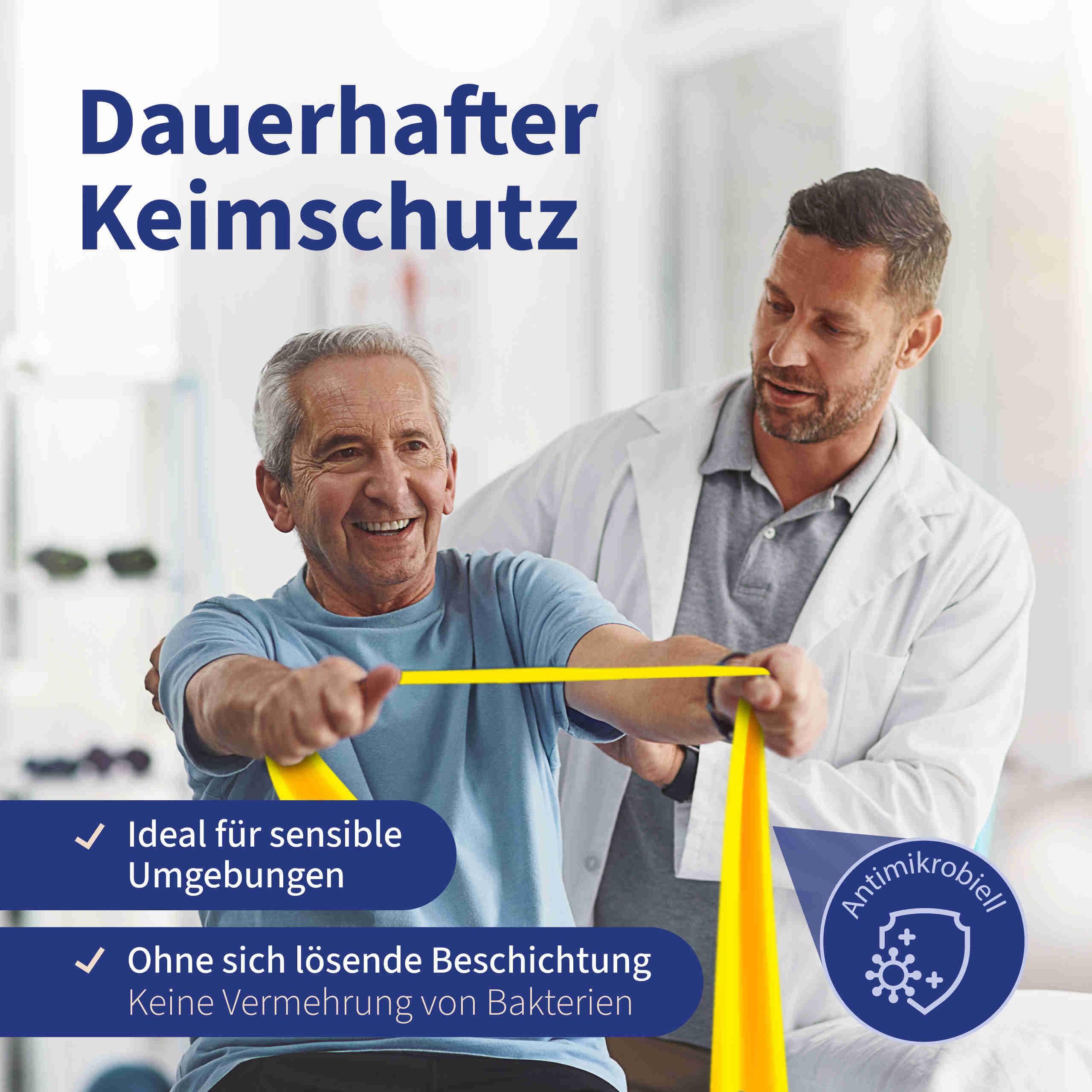 Theraband Trendy Limite Medical Fitnessband Yellow germ resistance