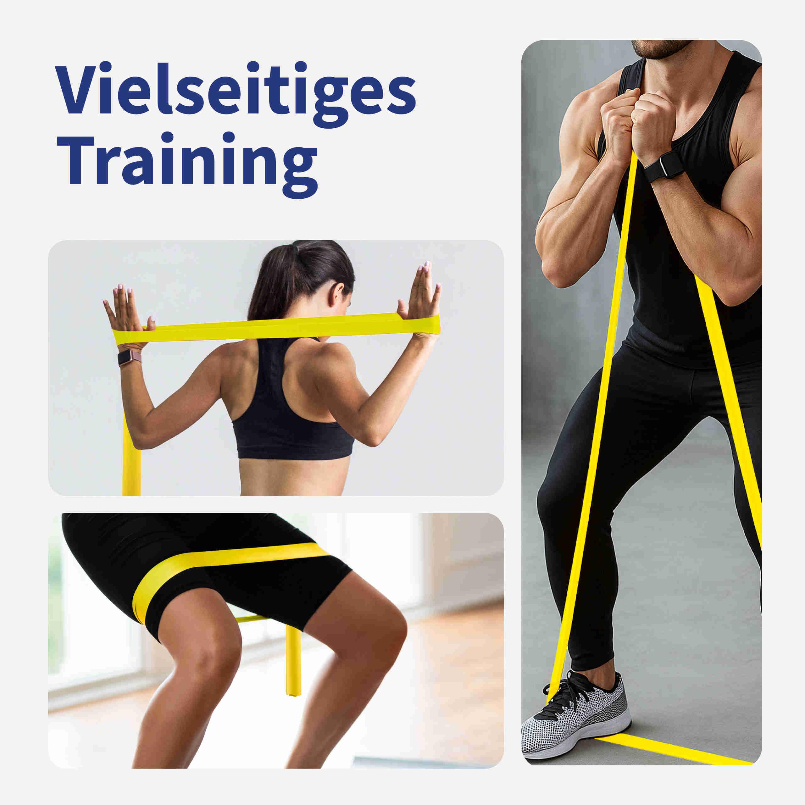 Theraband Trendy Limite Medical Fitnessband Yellow example exercises