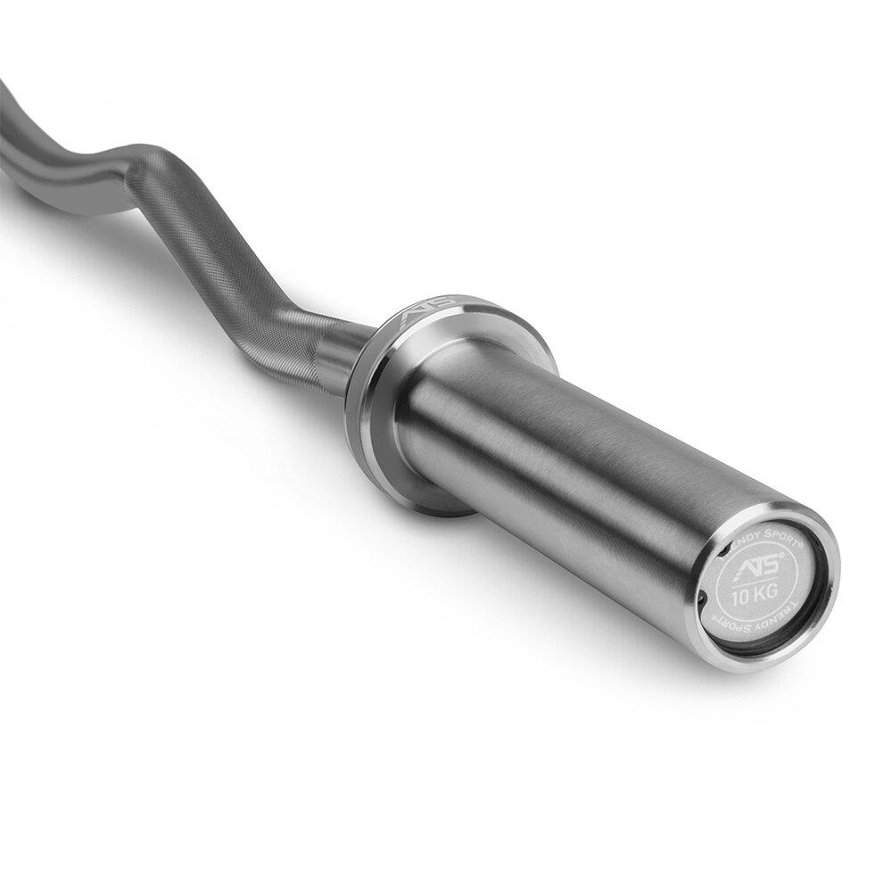 ATS EZ curl bar side detail view