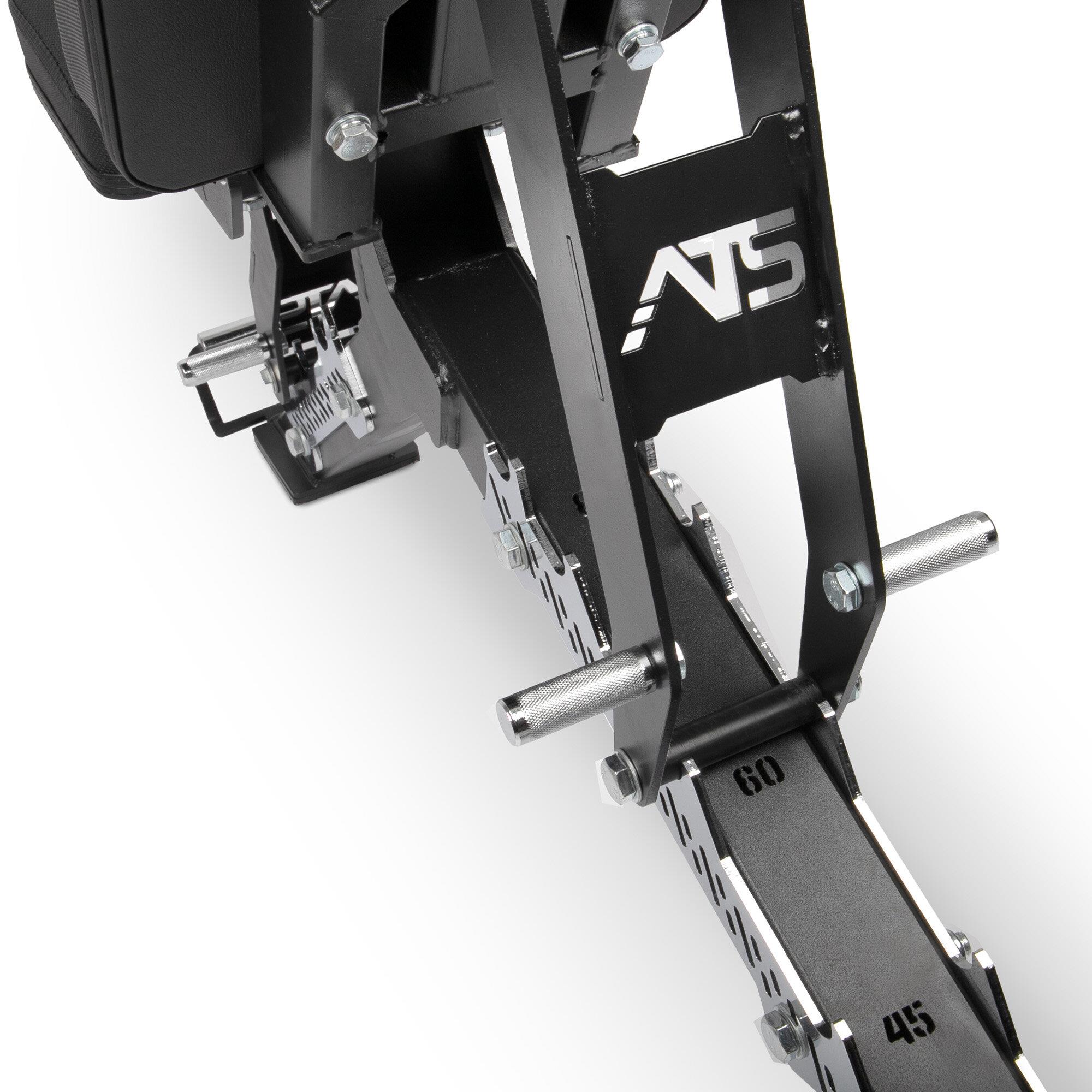 Weight bench ATS view of back pad raster and different angles