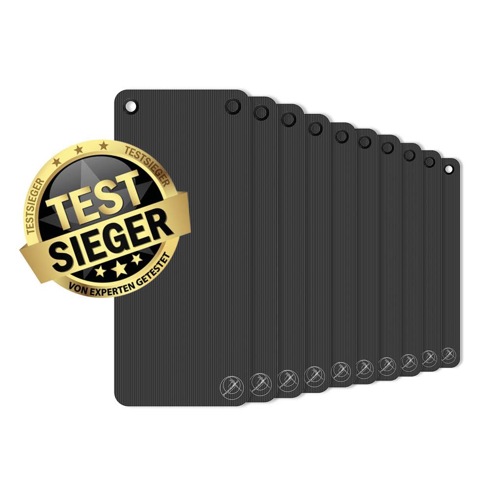 Gym Mat ProfiGymMat Professional 140x60x1cm 10er Set Anthracite