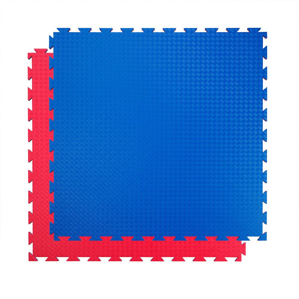 Martial arts mat Double Competition Profi Blue Red Front- Backside