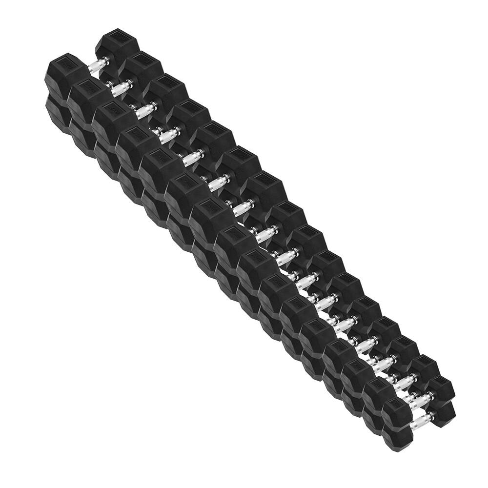 Kurzhantel Set Hex 2,5kg bis 40kg paar