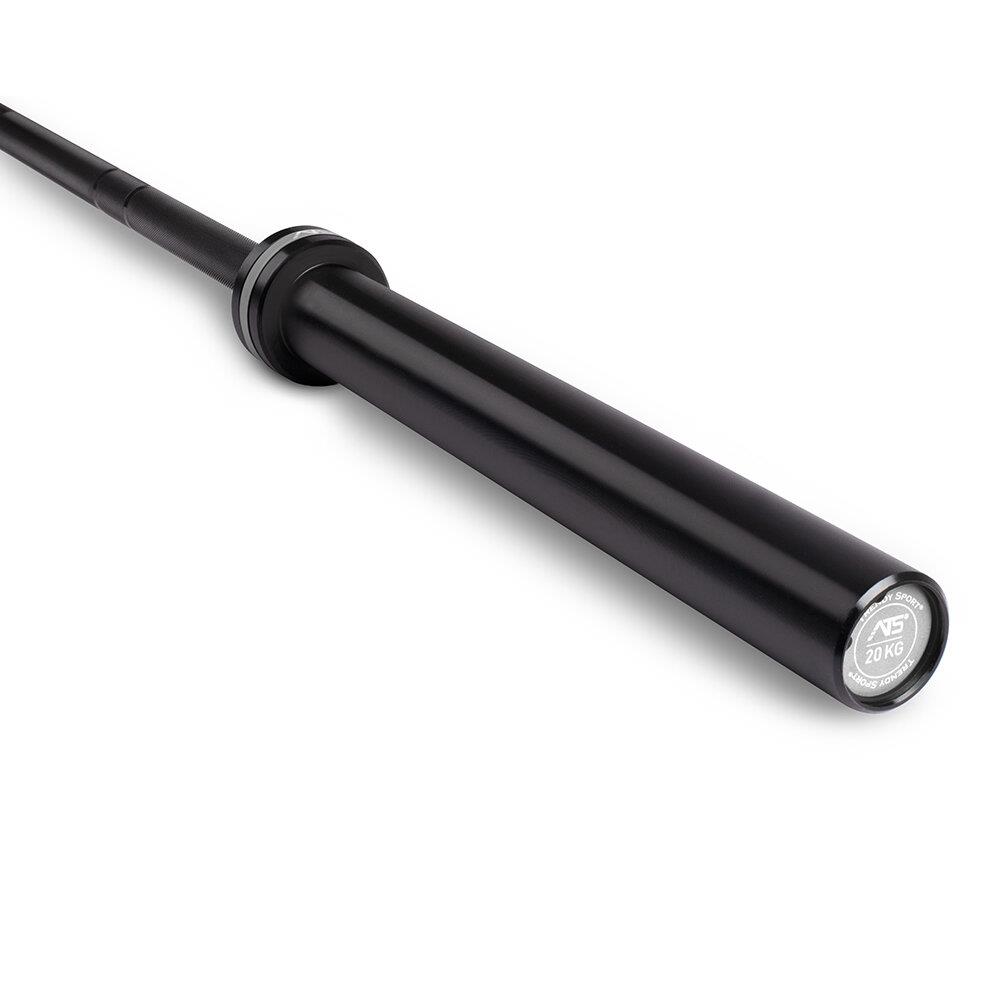 ATS Training Barbell Black detail view right