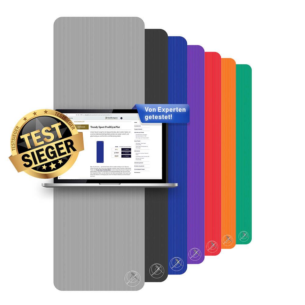 Gym mat ProfiGymMat Professional test winner 180 color swatch