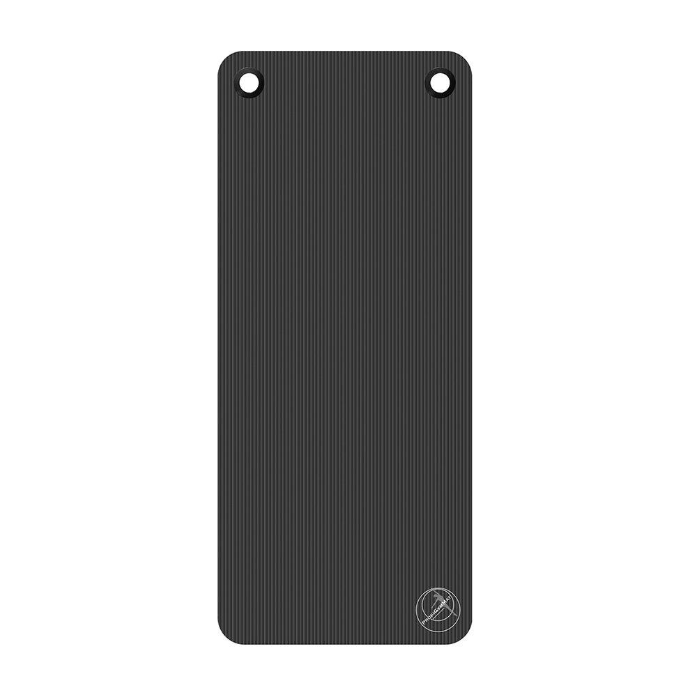 Gymnastics mat ProfiGymMat Professional 140 1cm with eyes Anthracite