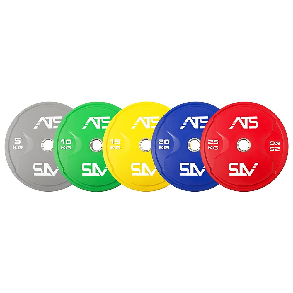 Weight Plates ATS Color Rubber Bumper Plates 50mm