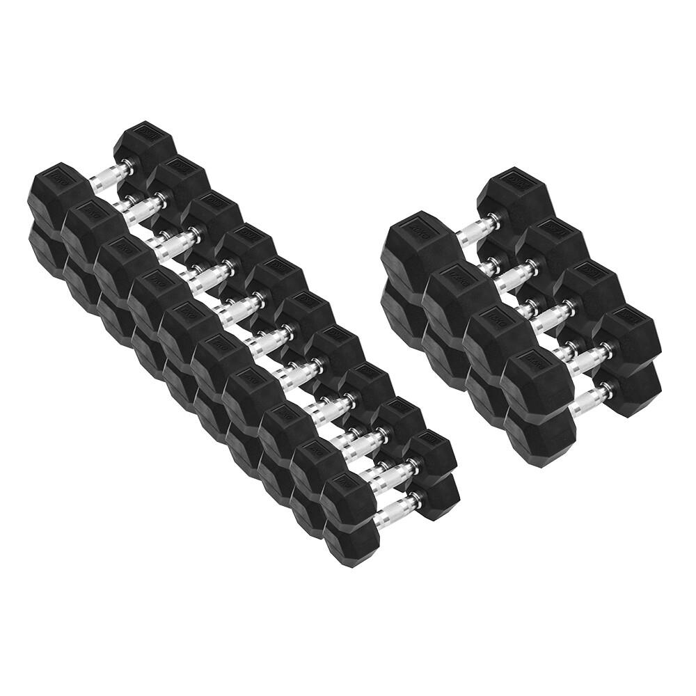 Kurzhantel Set Hex 1kg bis 20kg paare