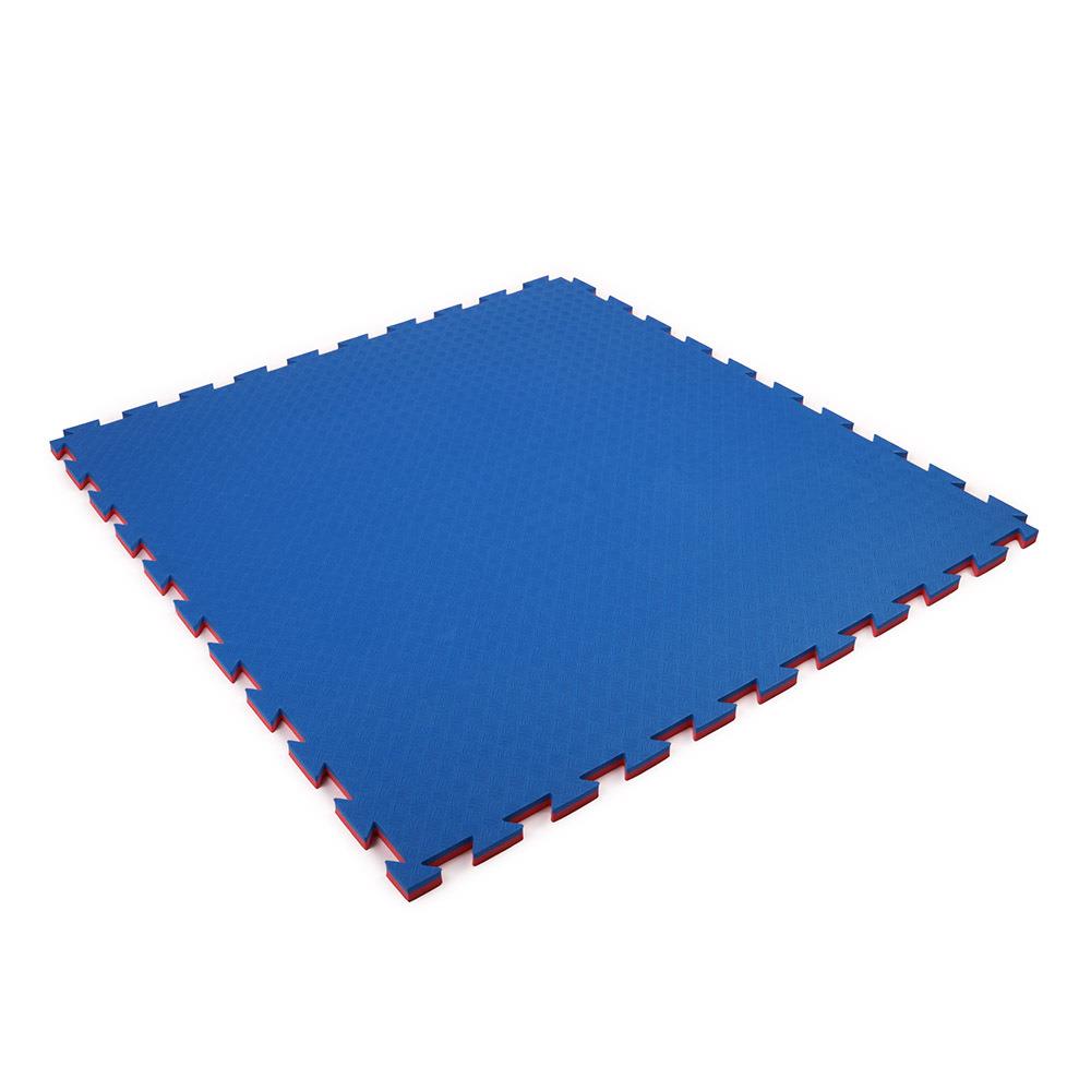 Martial arts mat standard blue red