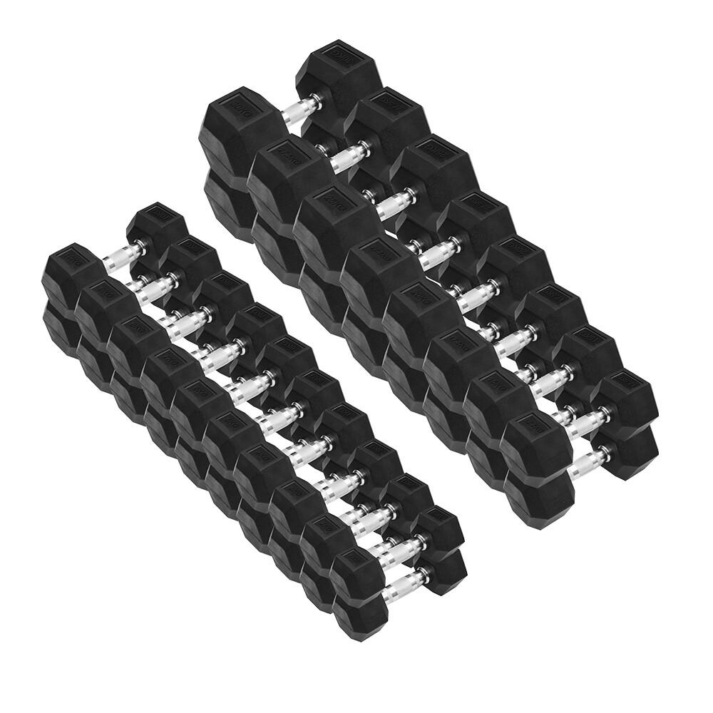 Kurzhantel Set Hex 1kg bis 30kg paare