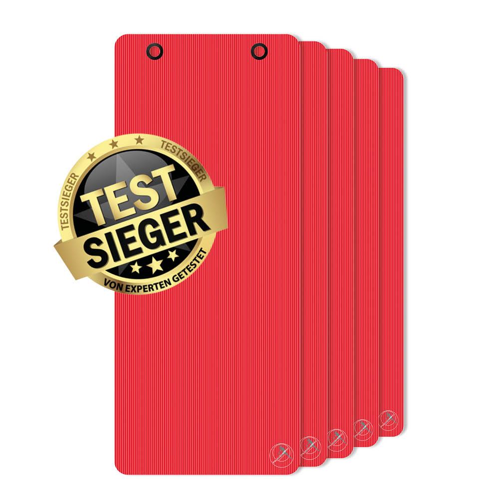 ProfiGymMat Professional 5er-Set 190x80x1,5cm Red incl. eyelets