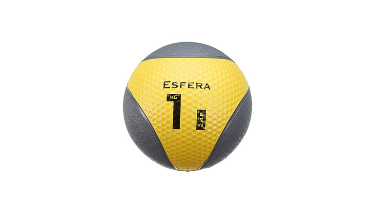 Medizinball Trendy Esfera 1kg Ø 19cm Gelb