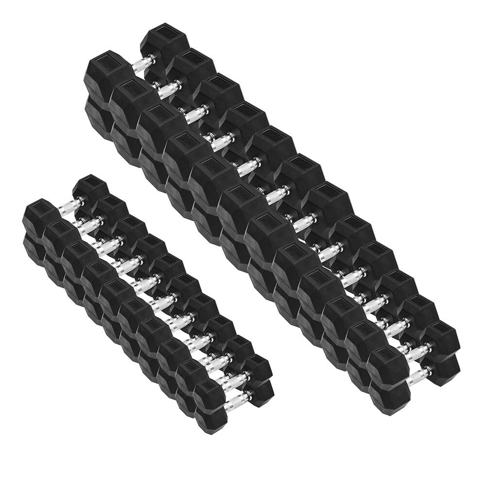 Kurzhantel Set Hex 1kg bis 40kg paare