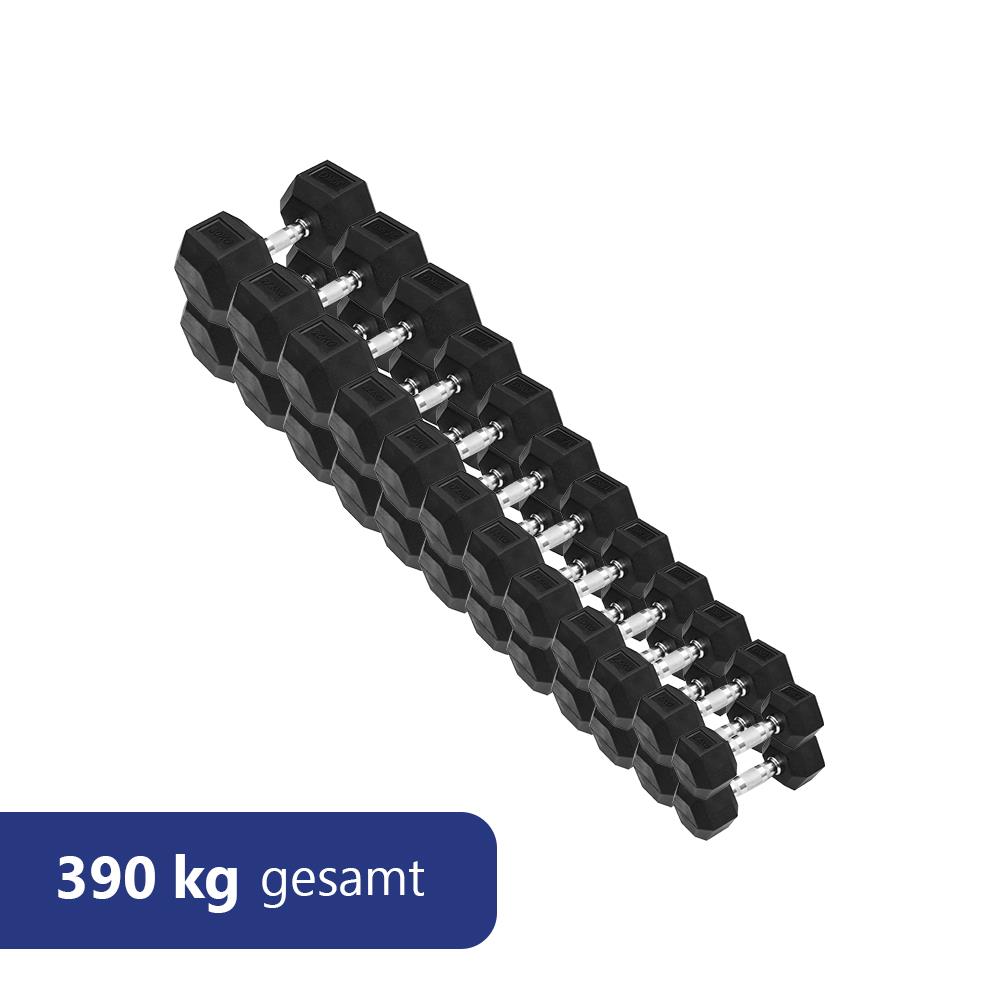 Dumbbell Set Hex 2,5kg to 30kg pairs