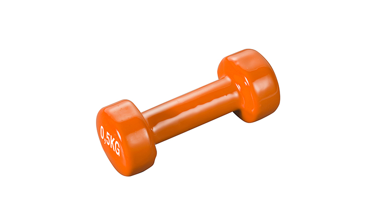 Dumbbell Vinyl 0,5kg Orange